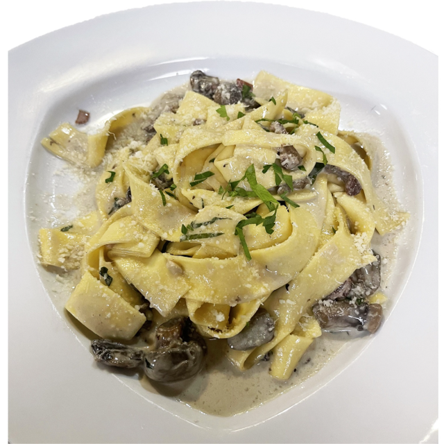 Pappardelle ai Funghi.