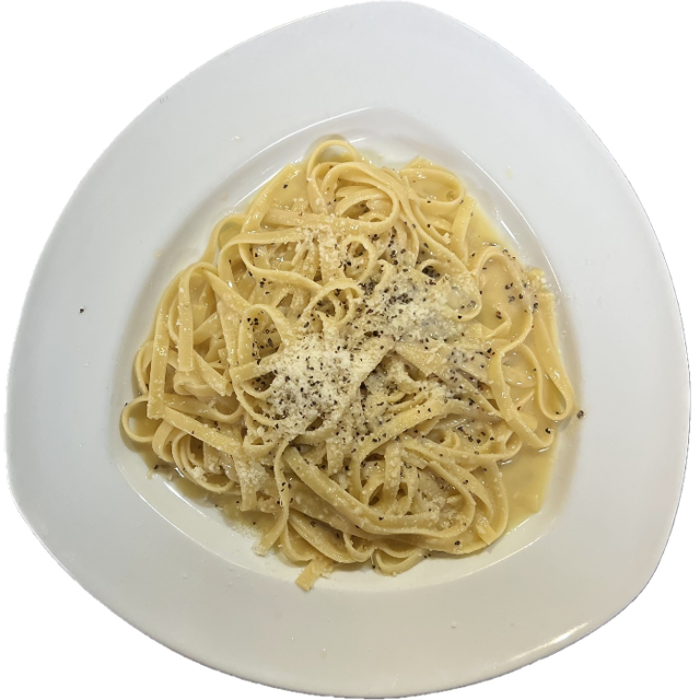 Fettucine Cacio e Pepe.