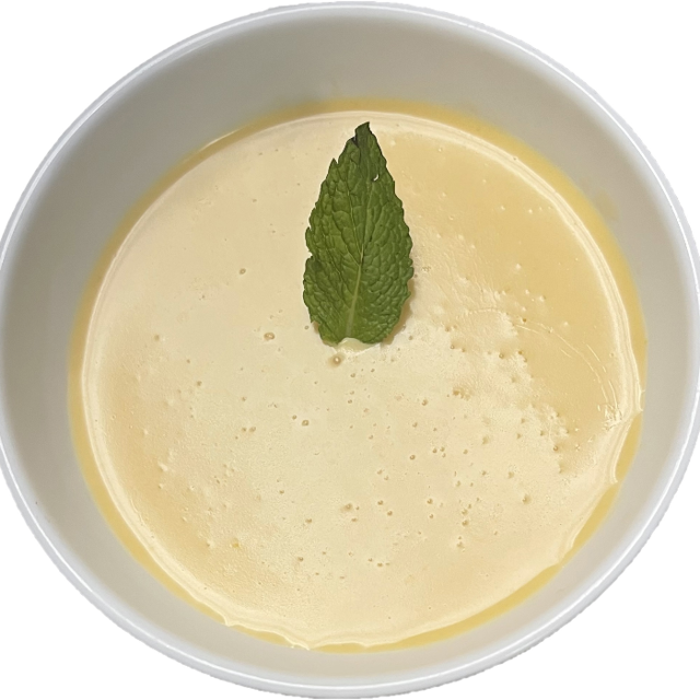 Mandarino & Ginger Panna Cotta (GF).