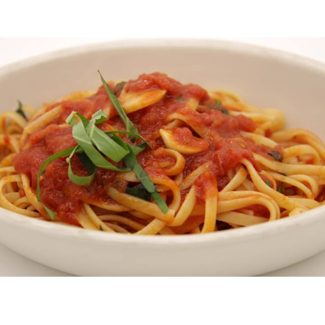 Linguine al Pomodoro e Basilica (V).